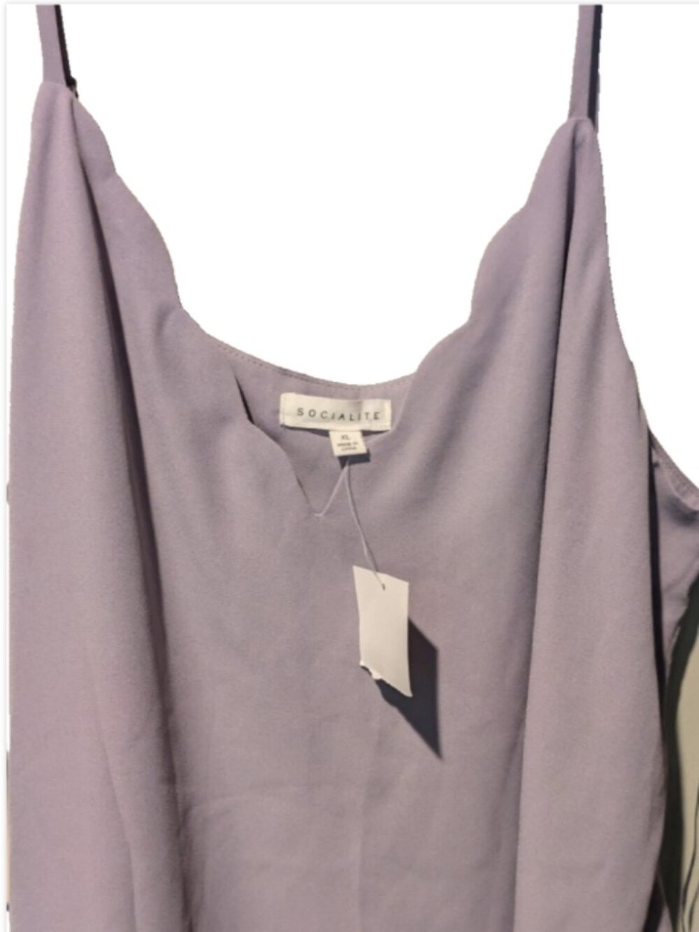 NWT Lavender Socialite Nordstrom Cami tank Size Xl
